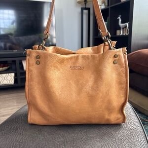 American Leather Co. Tan Shoulder Bag